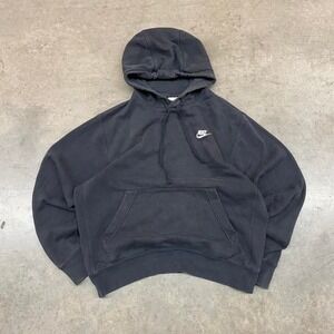 Black Nike Swoosh hoodie